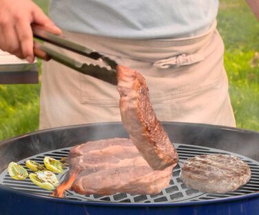 Чавунна решітка Onlyfire для гриля, діаметр 30 см, для Weber 57 см, Gourmet BBQ, Gusseisen, Sear Grate