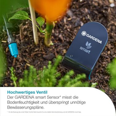 Gardena Smart Water Control 19033-20: Система автоматичного поливу з датчиком та шлюзом для розумного дому