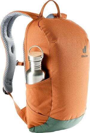 Рюкзак Deuter Step Out 12 л, каштаново-зелений, міський, для щоденного використання