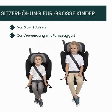 Дитяче автокрісло Chicco Fold&Go S i-Size (100-150 см) група 2/3, з Isofix, складане, колір зелений