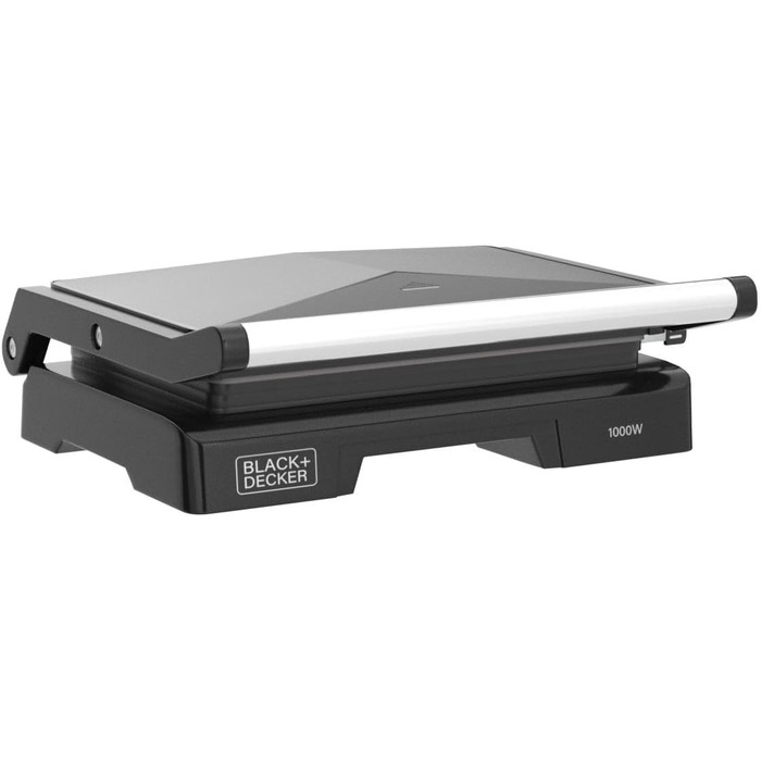 Електричний гриль Black+Decker BXGR2200E 2-в-1: плита та гриль, 2200W, LCD-дисплей, керування температурою та часом