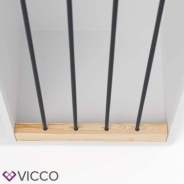 Дитячий стелаж Vicco Marvin білий 72x143 см без коробок