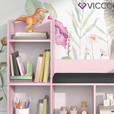 Дитяча полиця Vicco Luigi, рожева, 107.2 x 88.6 см, без коробок