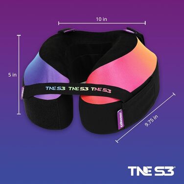 Подорожня подушка для шиї Cabeau Evolution TNE S3 Cairo, ортопедична memory foam, з кріпленням, для літака, офісу, дому, ігор