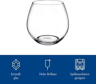 Набір склянок для води Villeroy & Boch Entrée, кришталеве скло, 300 мл, 4 шт., прозорі