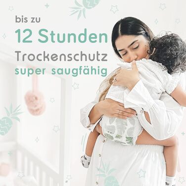 Підгузки-трусики PureBorn з бамбука, розмір 6 (15+ кг), 72 шт, гіпоалергенні та ультрапоглинаючі