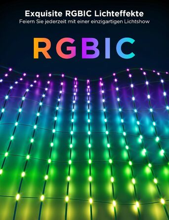 Світлодіодна сітка Govee для кущів 480 LED, 0,88×2,86 м, розумна гірлянда для вулиці з режимами, DIY, для Хелловіну, газону, IP65, сумісна з Alexa
