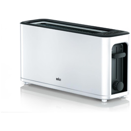 Тостер Braun HT3100WH Білий, 1 відділення, 7 режимів підсмажування, 1000 Вт