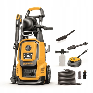 Мийка високого тиску Riwall REPW 180 RC, 180 бар, 2400 Вт, з регулюванням тиску