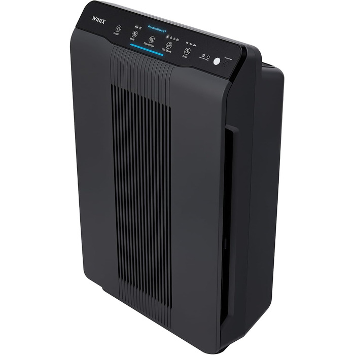 Очищувач повітря Winix 5500-2 для алергіків та курців, PlasmaWave, CADR 390м³/год, до 99м², датчик якості повітря, авто- та нічний режими, чорний