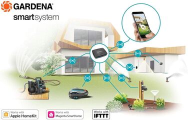Робот-газонокосарка Gardena smart SILENO life для газонів до 1000 м², комплект зі smart Gateway