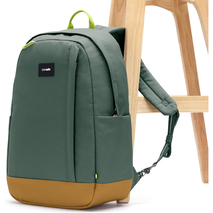 Протиугінний рюкзак Pacsafe Go 25L унісекс, чорний (Jet Black), захисний міський рюкзак