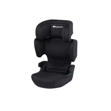 Дитяче автокрісло Bebeconfort Road Safe i-Size, сидіння-бустер, для дітей 3,5–12 років, 15–36 кг, 100–150 см, чорний, установка ременем безпеки