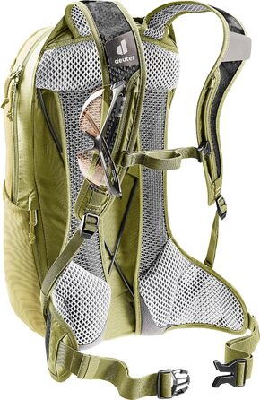 Велосипедний рюкзак Deuter Race Air 10 л, Linden-cactus, вентиляція спини