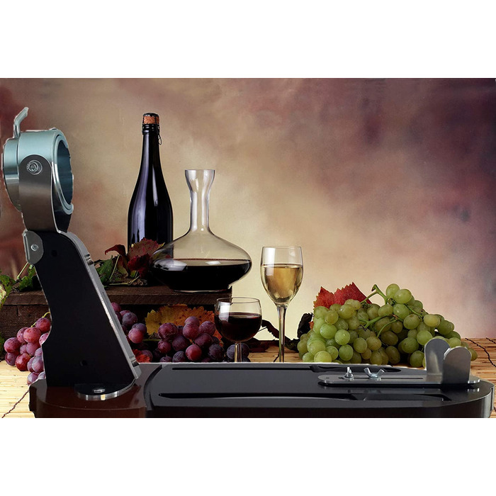 Професійна підставка для хамона BlendNature Gourmet, обертається на 360°, високоякісне FSC-дерево, з ножем і точилом у базі для зручного доступу