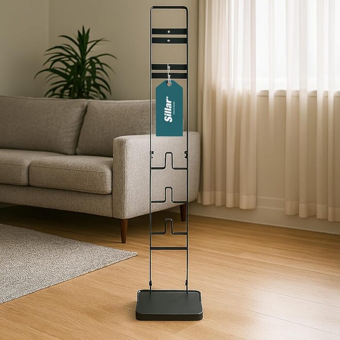 Стійка для бездротового пилососа Dyson V6/V7/V8/V10/V11/V12/V15, Gen5detect Slim - металева підлогова, без свердління, з тримачем для аксесуарів