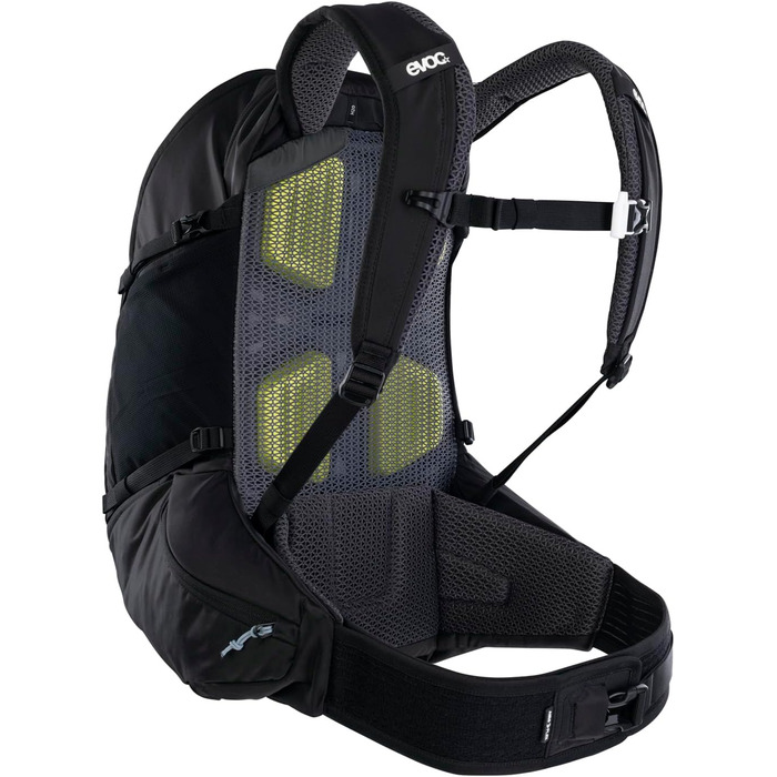 Рюкзак EVOC EXPLORER PRO 26л чорний – комфортний міський та туристичний рюкзак з системою вентиляції AIR FLOW CONTACT, гнучким поясом AIRO FLEX, відділенням для питної системи та дощовиком, преміум-якість