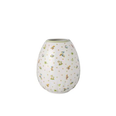 Ваза Villeroy & Boch Easter Delight Зелена, керамічна ваза для квітів, декор на Великдень, порцелянова ваза преміум-класу