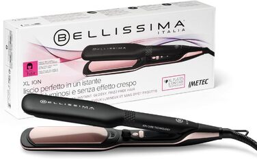 Випрямляч для волосся Bellissima XL ION з іонізацією, широка керамічна пластина з кератиновим покриттям, 5 температур (150-230°C), швидкий нагрів, кабель 1.8 м