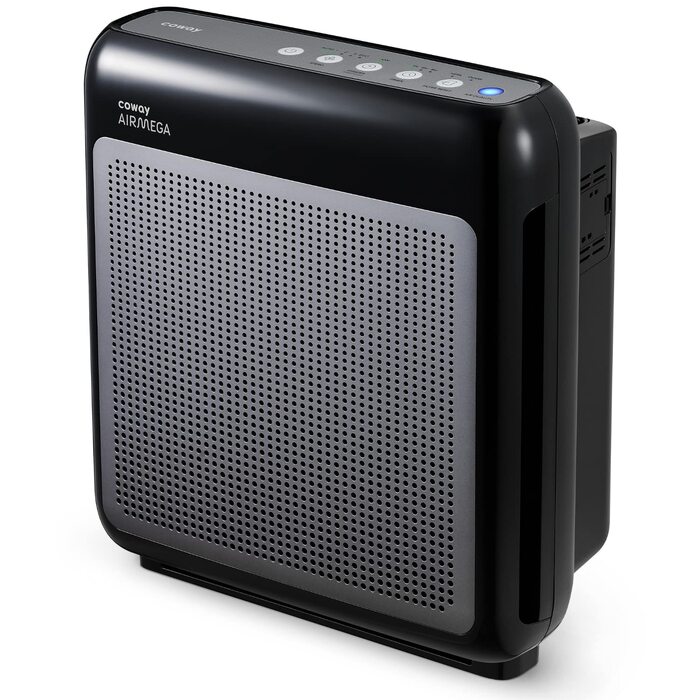 Очищувач повітря Coway Mighty AP-1512HH з HEPA-фільтром для дому та алергіків, білий (CADR 421 м³/год, від пилу, шерсті тварин та пилку)