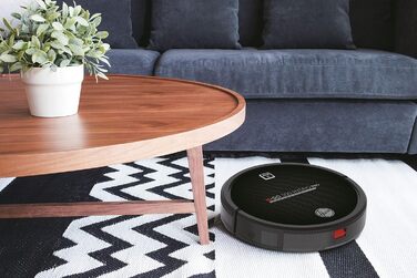 Робот-пилосос Hoover Hydro Pro з Wi-Fi, 120 хв автономності, сумісний з iOS та Android, дистанційне керування, антиударний, захист від падінь