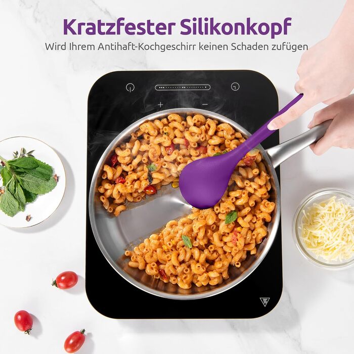 Набір кухонних аксесуарів U-Taste з силікону (5 шт.) - термостійкий, BPA-free, антипригарне покриття