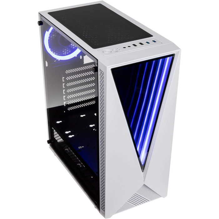 Комп'ютерний корпус Kolink Void RGB Midi Tower із загартованим склом, ігровий корпус з підсвіткою, вентилятором, для ПК