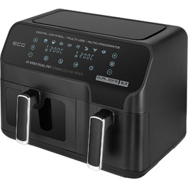 Фритюрниця ECG AF 8300 Dual Fry, 8,3 л, 2700 Вт, подвійна чаша, електрична