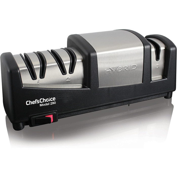 Двосторонній алмазний точильний камінь Chef's Choice M290 Hybrid AngleSelect для ножів, чорний