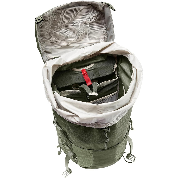 Туристичний рюкзак VAUDE Brenta 36+6 л, водонепроникний, унісекс, з дощовиком, зручний трекінговий рюкзак з органайзером, колір хакі