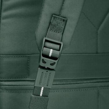 Протиугінний рюкзак Pacsafe Go 25L унісекс, чорний (Jet Black), захисний міський рюкзак