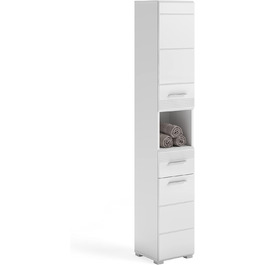 Шафа для ванної кімнати xonox.home Linus X18A9711, білий глянець, 30x182x31 см