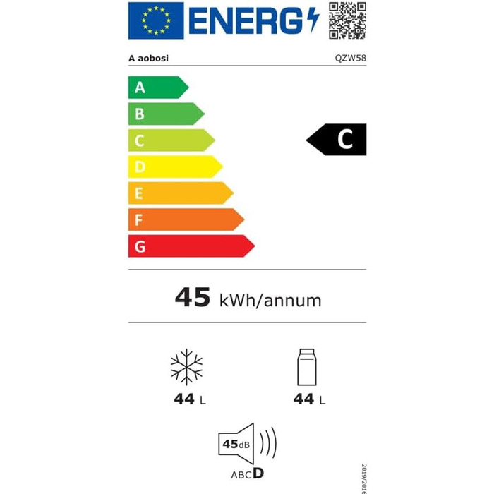 Автомобільний компресорний холодильник AAOBOSI 58L (-20°C/+20°C) з USB, 12/24V/230V для авто, вантажівок, човнів, кемпінгу та риболовлі, чорний