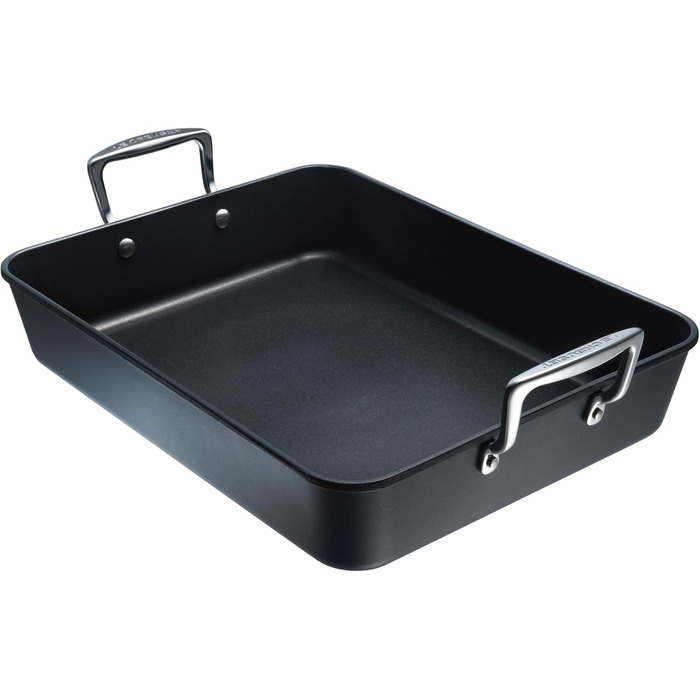 LE CREUSET Сковорода з антипригарним покриттям, 34 см, для всіх типів плит (включно з індукційними), алюміній, сірий/срібний