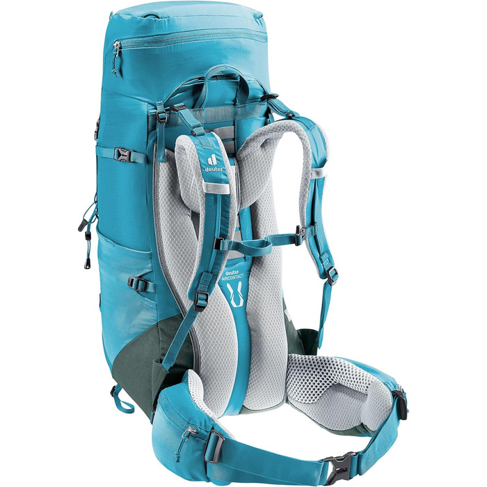 Рюкзак для трекінгу Deuter Aircontact Lite 35+10 SL для жінок, легкий, Lagoon-ivy, 35+10 л