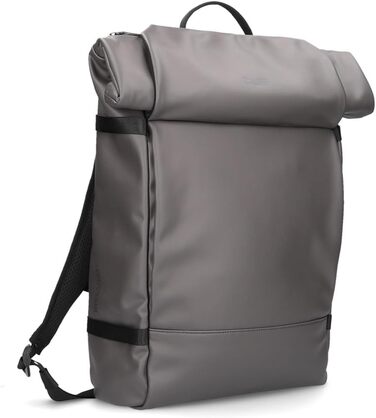 Чоловічий рюкзак Zwei Aqua AQR350 12/19 л, водонепроникний, спортивний, з ролтопом, Hydroflex, анатомічна спинка, нагрудний і поясний ремені, кам'яний колір