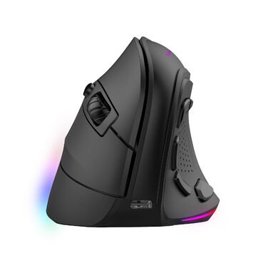 Бездротова ігрова миша Mars Gaming MMSK, RGB Flow, ультралегка 79г, 3200 DPI, біла