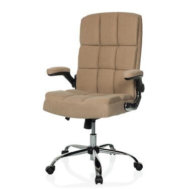 Крісло для керівника RELAX WD 100 тканина вельвет бежевий MyBuero