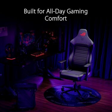 Ігровий крісло ASUS ROG Aethon (чорний, ергономічний, сталевий каркас, підтримка попереку)