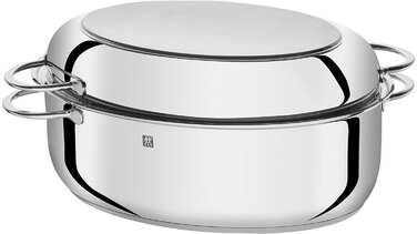 Жаровня з кришкою Zwilling Plus овальна 8,5 л 38х25 см сталь