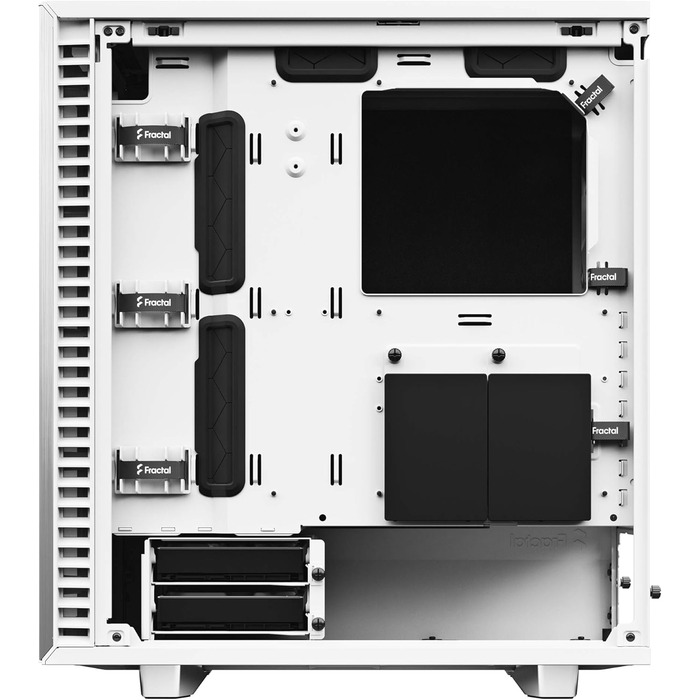 Корпус Fractal Design Define 7 Compact White ATX, алюміній/сталь, шумоізольований, білий, для тихого ПК
