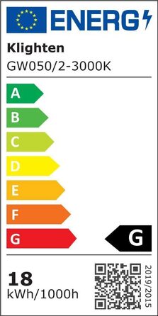Стіна з зовнішнім підсвічуванням Klighten з LED лампою G9 (18W, 3000K), регульований кут променя, IP54, антрацит/білий