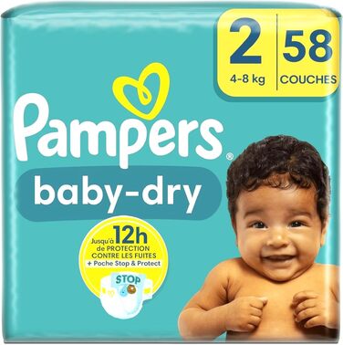 Підгузки-трусики Pampers Baby-Dry, розмір 6 (від 15 кг), 58 шт.