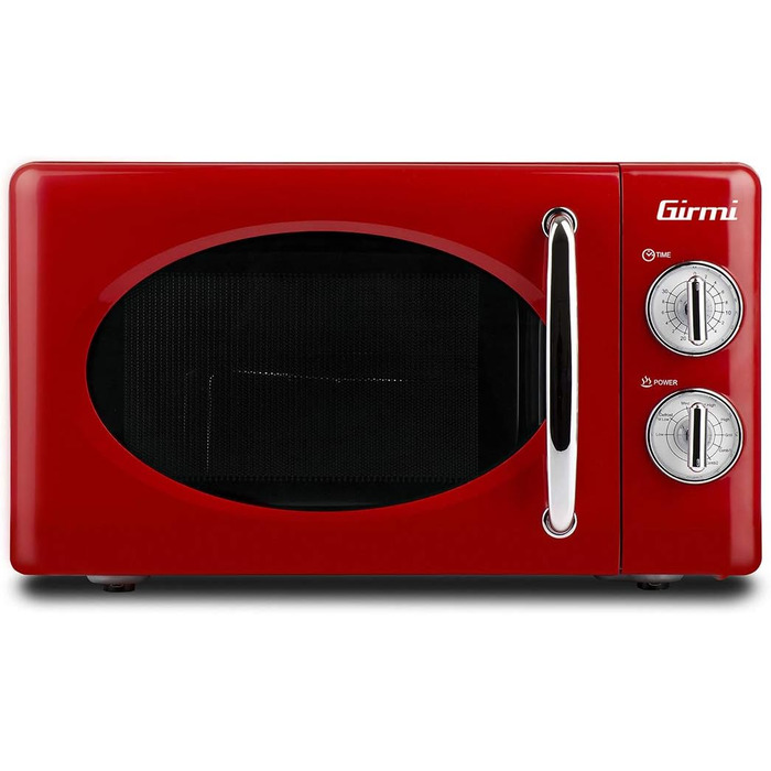 Мікрохвильова піч Girmi FM21 комбінована, 20 л, сталь, червона
