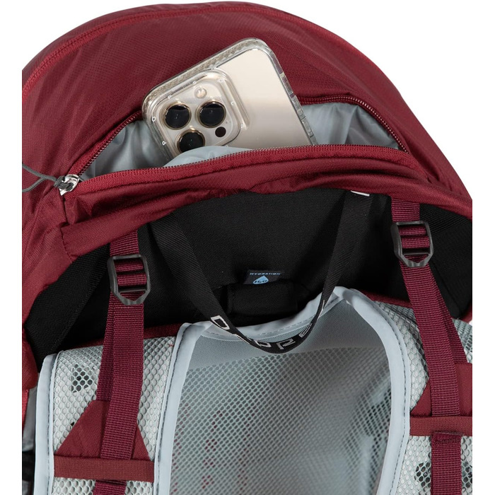 Рюкзак Osprey Hikelite 28 л чорний M-L для туризму