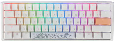 Механічна клавіатура Ducky One 3 Mini Cherry MX Red RGB White UA