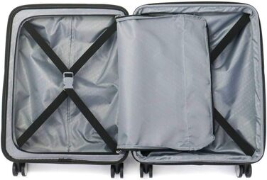 Валіза American Tourister Soundbox 55 см, 41 л, розширювана, жовта, ручна поклажа, з TSA замком