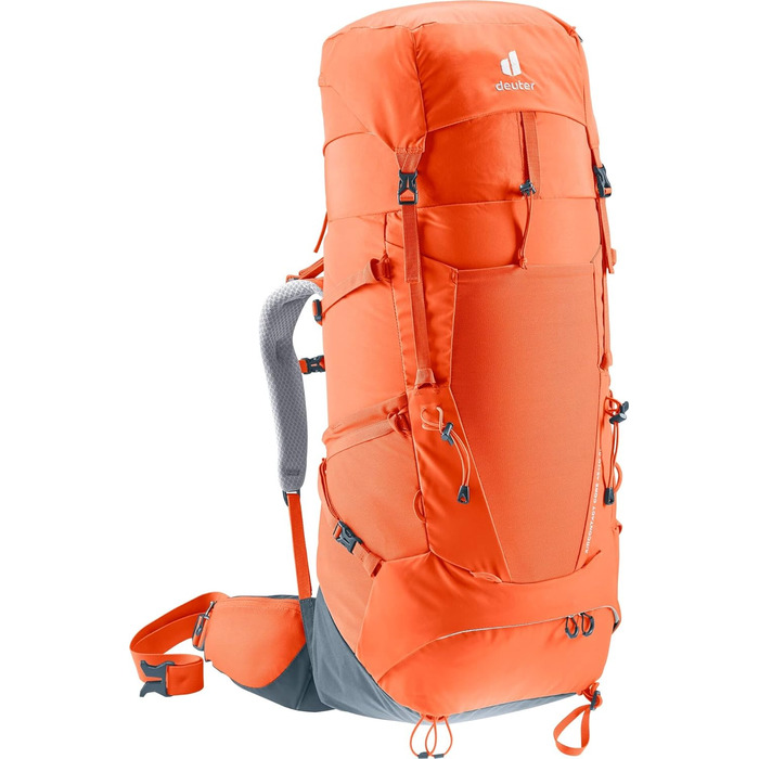 Жіночий трекінговий рюкзак Deuter Aircontact Core 45+10 л, паприка-графіт