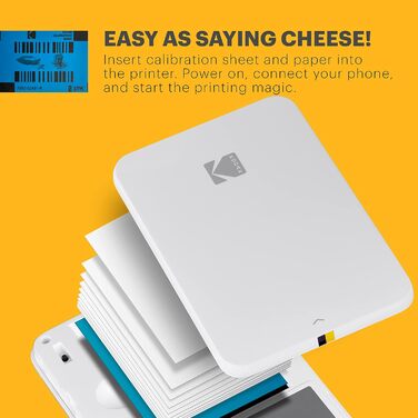 KODAK Step: Мобільний фотопринтер з Bluetooth - друк фото на Zink 2x3” - сумісний з iOS та Android