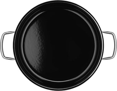 Жаровня WMF Fusiontec Mineral з кришкою 28 см, для індукції, 5,9 л, високі борти, керамічна, стійка до подряпин, червона